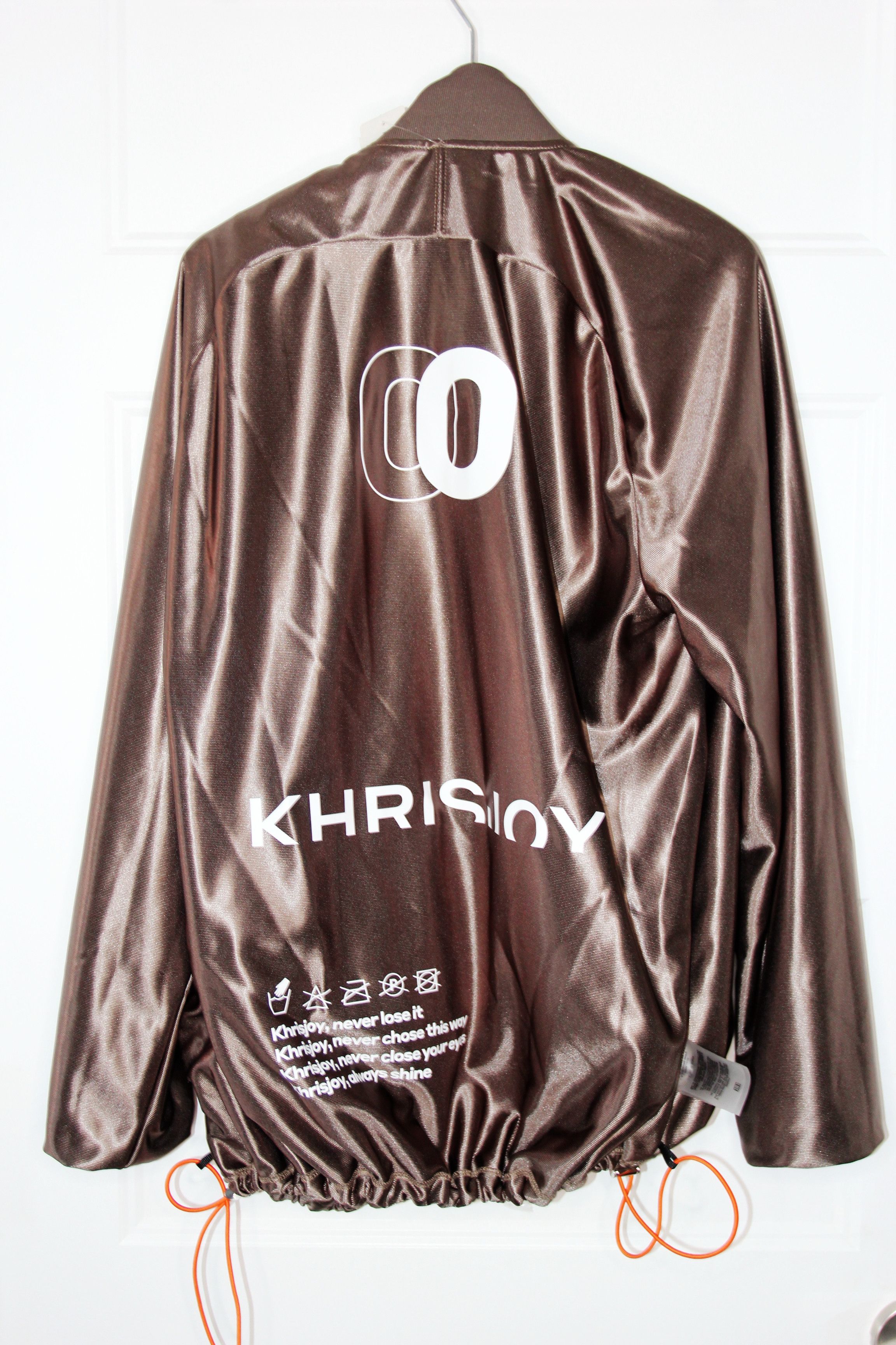 Khrisjoy BNWT SS22 KHRISJOY SATIN TRACK JACKET 0 Size US XS / EU 42 / 0 - 8 Thumbnail