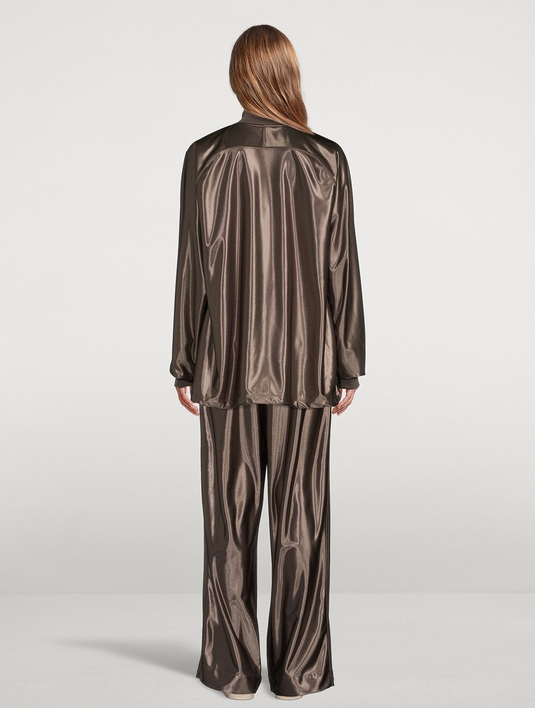 Khrisjoy BNWT SS22 KHRISJOY SATIN TRACK JACKET 0 Size US XS / EU 42 / 0 - 12 Thumbnail