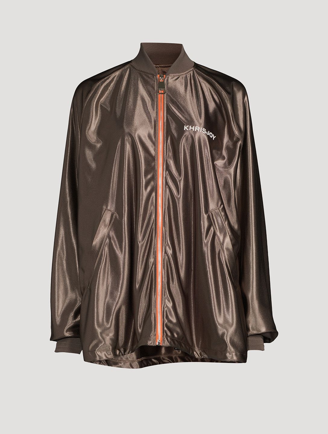 Khrisjoy BNWT SS22 KHRISJOY SATIN TRACK JACKET 0 Size US XS / EU 42 / 0 - 10 Thumbnail