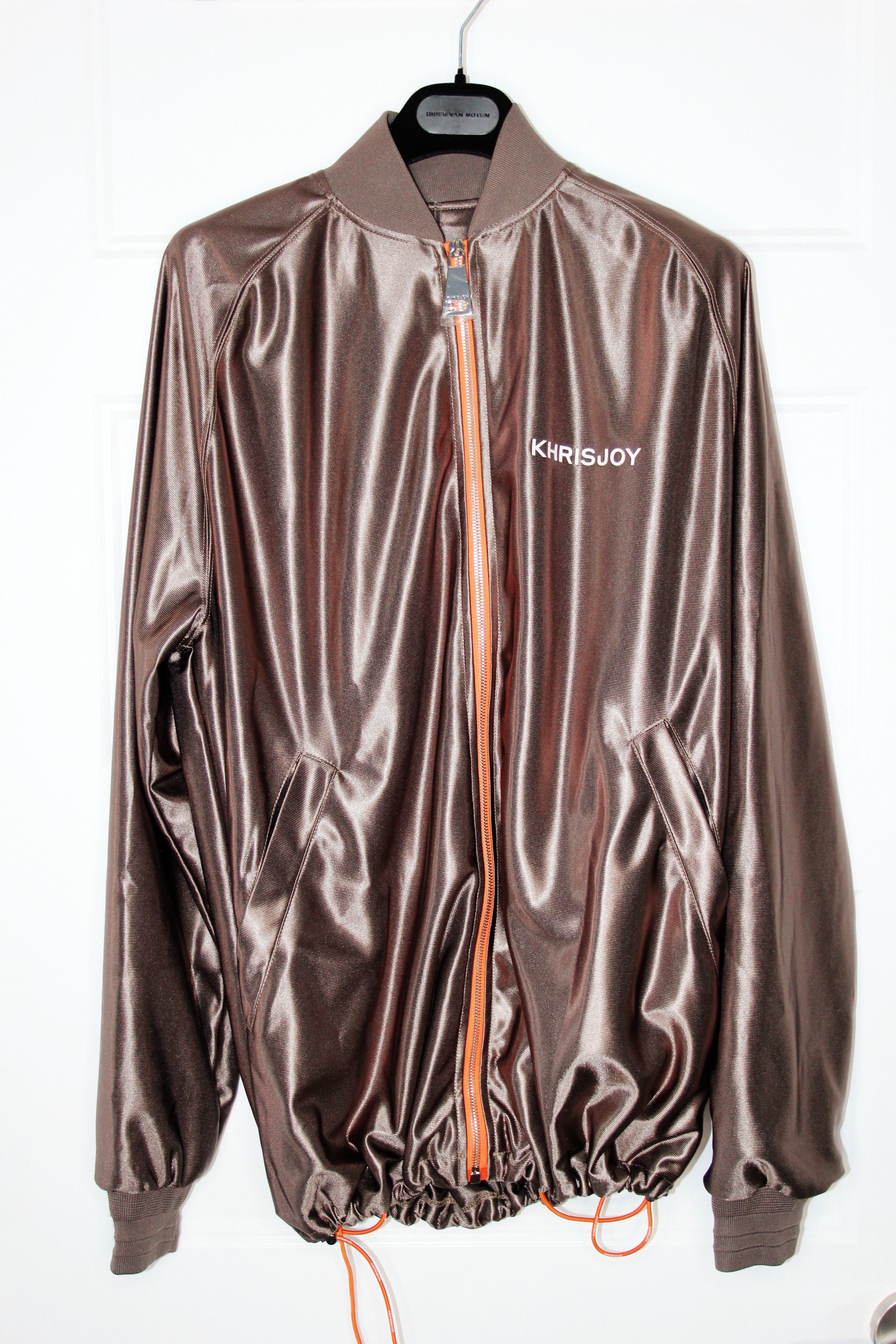 Khrisjoy BNWT SS22 KHRISJOY SATIN TRACK JACKET 0 Size US XS / EU 42 / 0 - 2 Thumbnail
