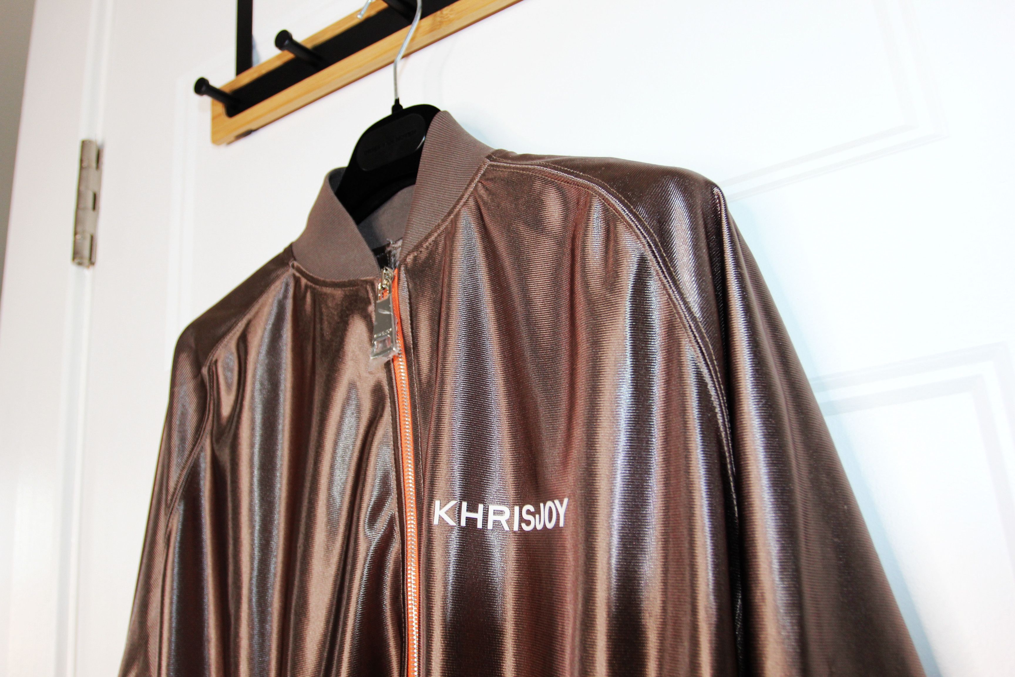 Khrisjoy BNWT SS22 KHRISJOY SATIN TRACK JACKET 0 Size US XS / EU 42 / 0 - 4 Thumbnail