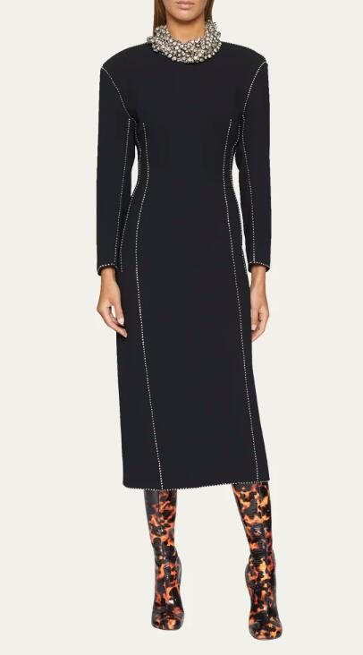 Dries Van Noten BNWT AW22 DRIES VAN NOTEN DIATTO MIDI DRESS 40 Size S / US 4 / IT 40 - 15 Thumbnail