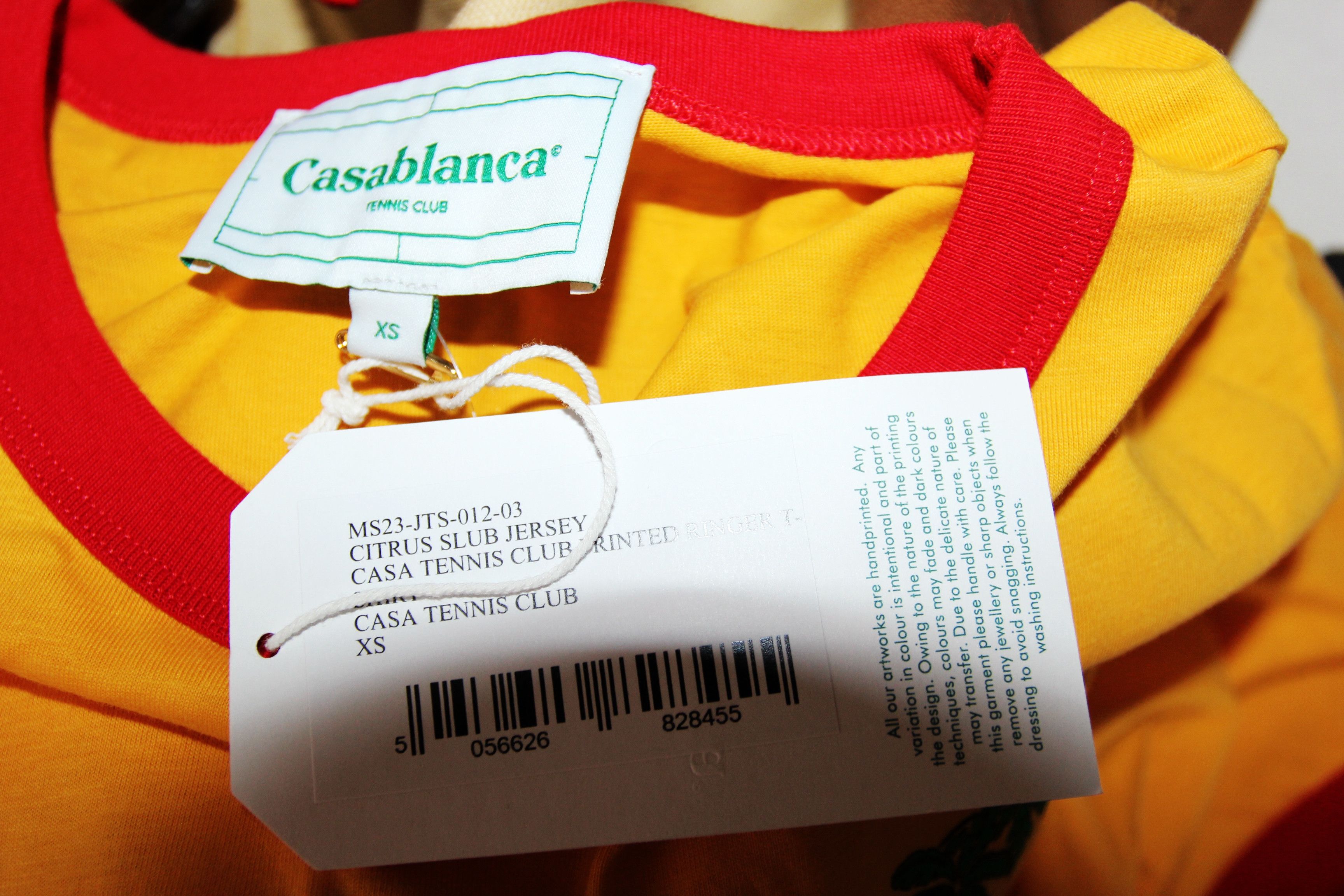 Casablanca BNWT SS23 CASABLANCA "CASA TENNIS CLUB" TSHIRT XS Size US XS / EU 42 / 0 - 8 Thumbnail