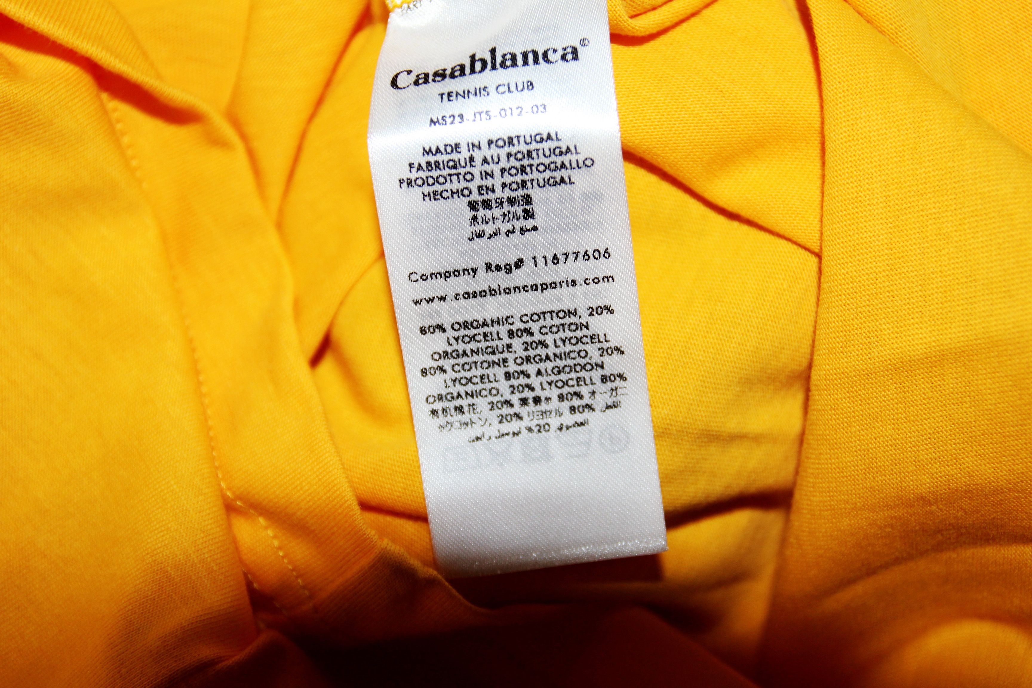 Casablanca BNWT SS23 CASABLANCA "CASA TENNIS CLUB" TSHIRT XS Size US XS / EU 42 / 0 - 9 Thumbnail