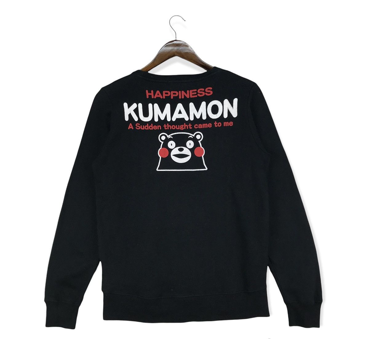 Anime Vintage Kumamon Happiness Sweatshirt Size US M / EU 48-50 / 2 - 3 Thumbnail