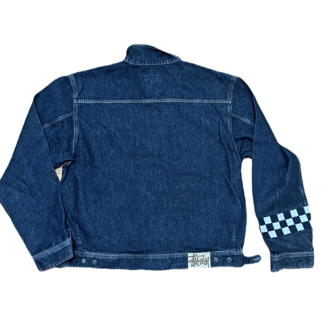 NOMA t.d × Stussy Denim Zip Work Jacket Washed Black Size US XXL / EU 58 / 5 - 5 Thumbnail
