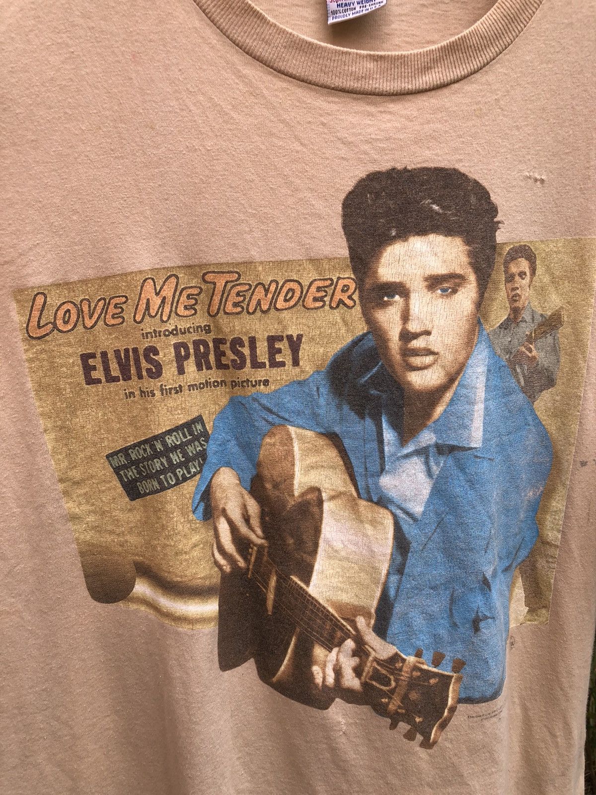 Band Tees Vintage 90's Elvis Presley Mr Rock 'N' Roll In The Story Tee Size US XL / EU 56 / 4 - 7 Thumbnail