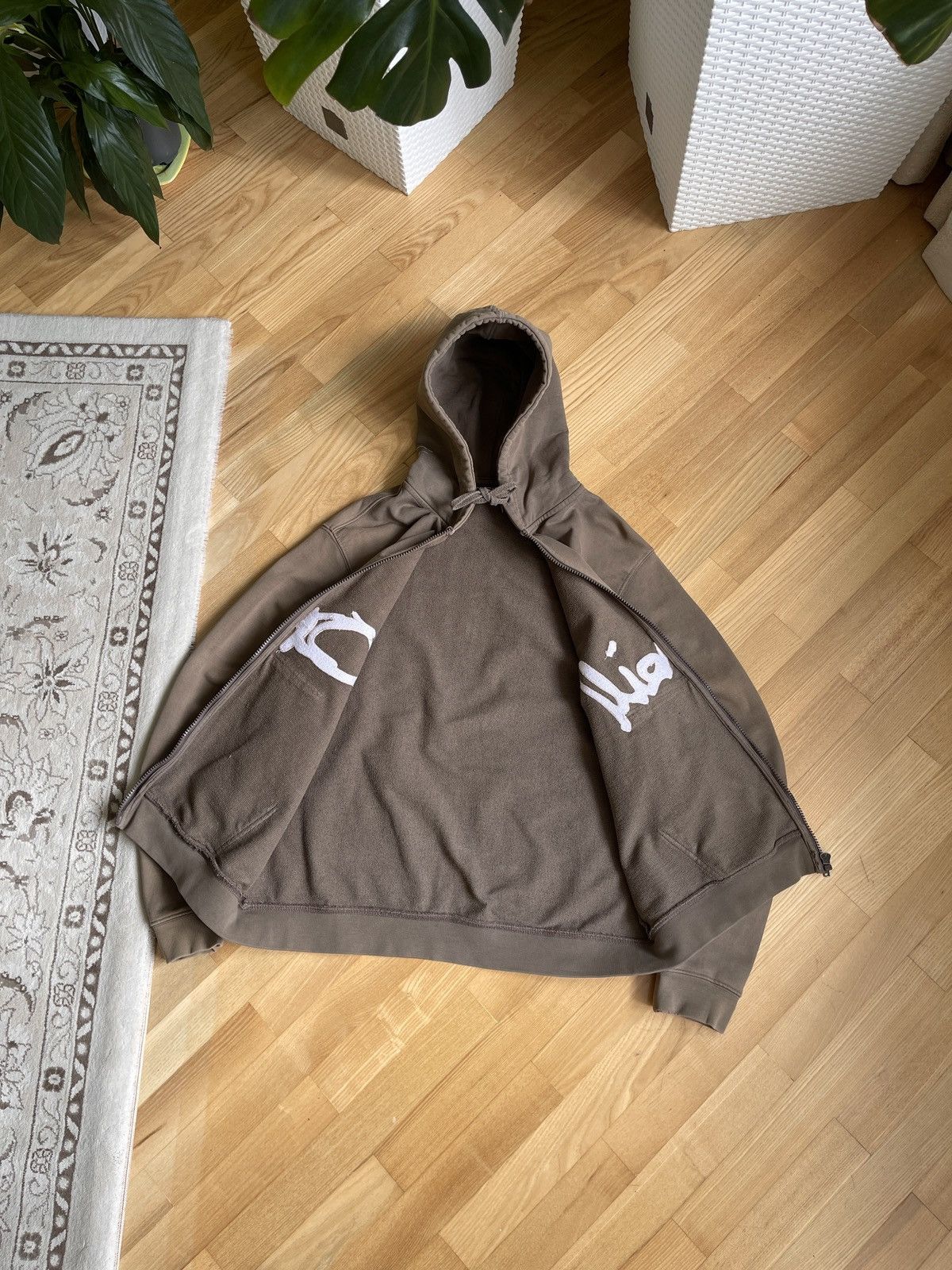 O'Neill Vintage Oneill Embroidered Logo Zip Up Hoodie Faded Brown Size US M / EU 48-50 / 2 - 10 Thumbnail