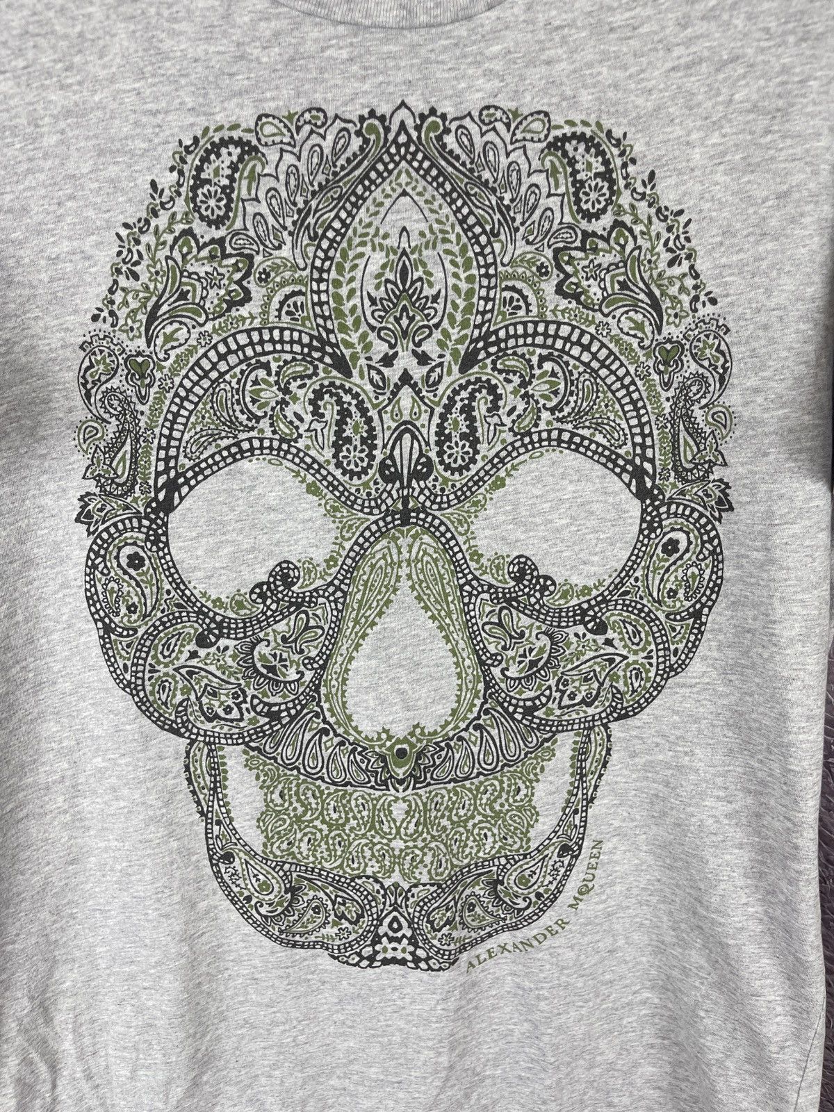 Alexander McQueen Alexander McQueen made in Italy big logo skull tee shirt Size US M / EU 48-50 / 2 - 7 Thumbnail