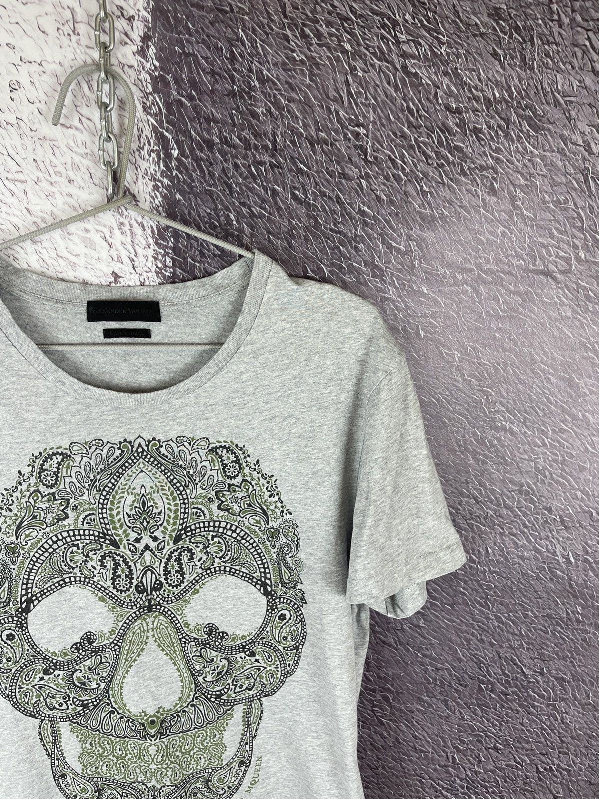 Alexander McQueen Alexander McQueen made in Italy big logo skull tee shirt Size US M / EU 48-50 / 2 - 3 Thumbnail