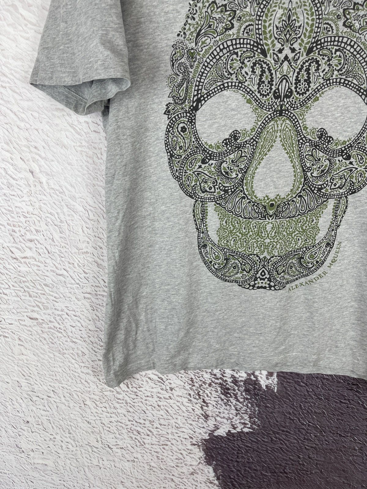 Alexander McQueen Alexander McQueen made in Italy big logo skull tee shirt Size US M / EU 48-50 / 2 - 4 Thumbnail