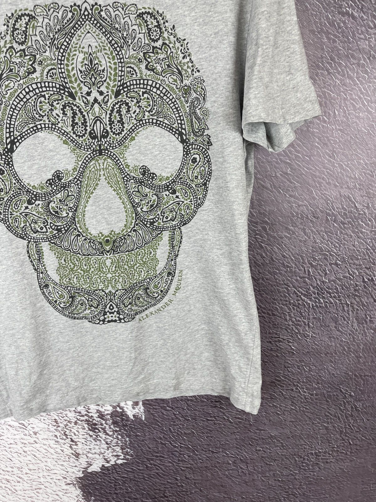 Alexander McQueen Alexander McQueen made in Italy big logo skull tee shirt Size US M / EU 48-50 / 2 - 5 Thumbnail