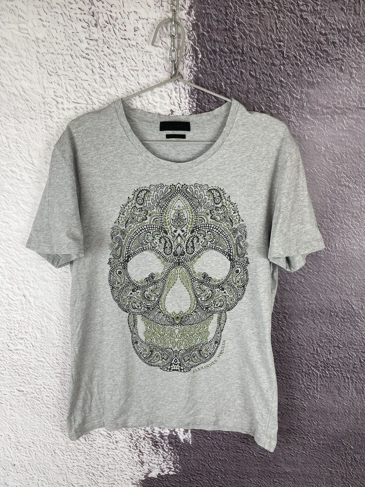 Alexander McQueen Alexander McQueen made in Italy big logo skull tee shirt Size US M / EU 48-50 / 2 - 1 Thumbnail