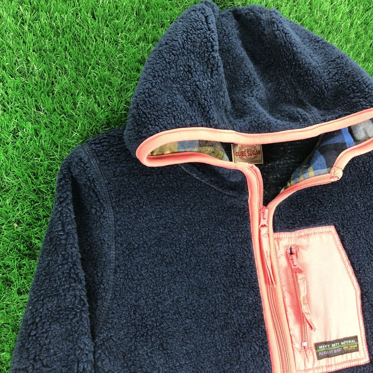 Japanese Brand Vintage Cube Sugar Bulky Hoodie Zipper Sweater Size US S / EU 44-46 / 1 - 2 Thumbnail