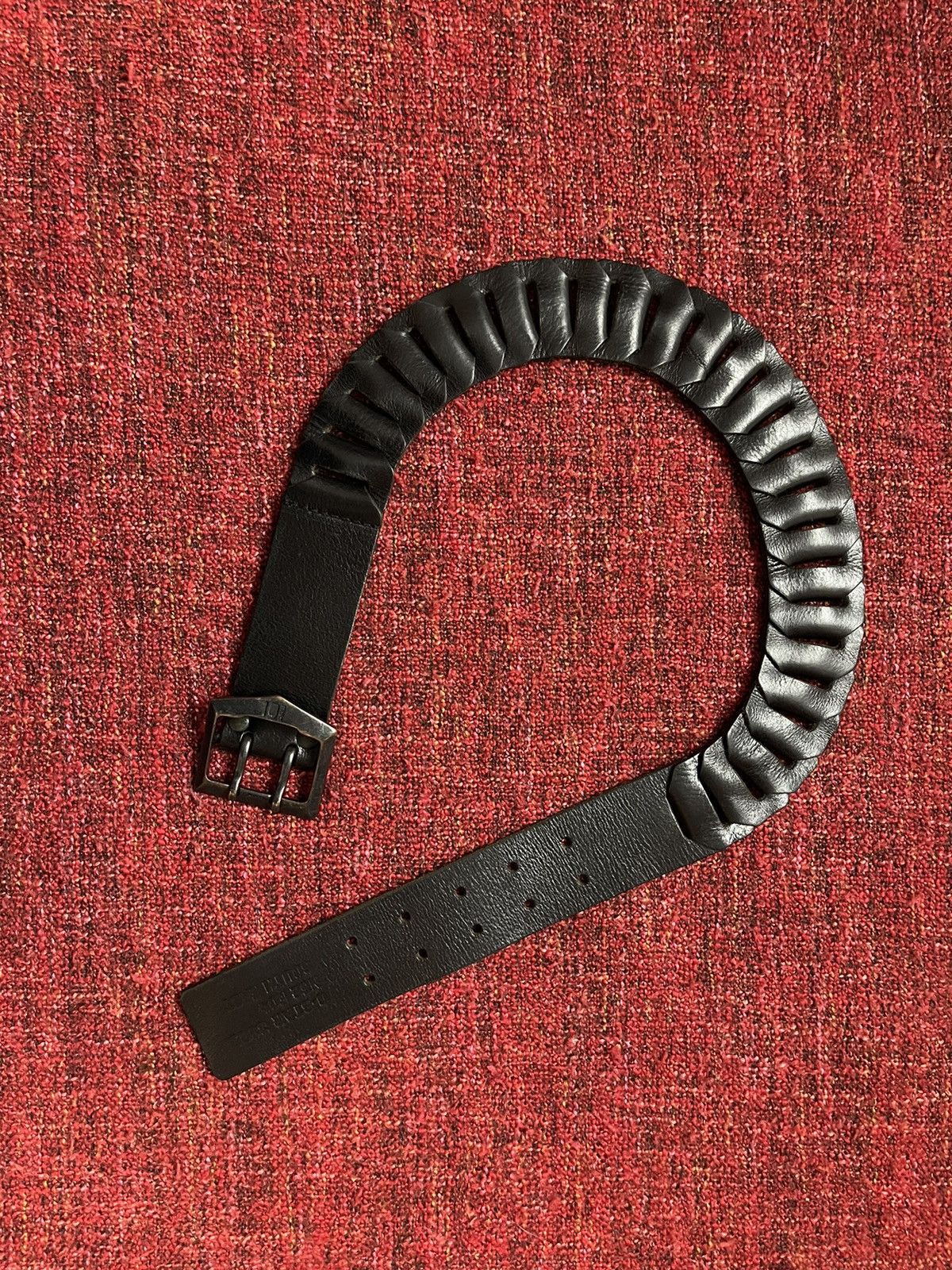 G-Star G Star Raw Y2K avant garde soft leather belt (96x4,5cm) Size ONE SIZE - 1 Thumbnail