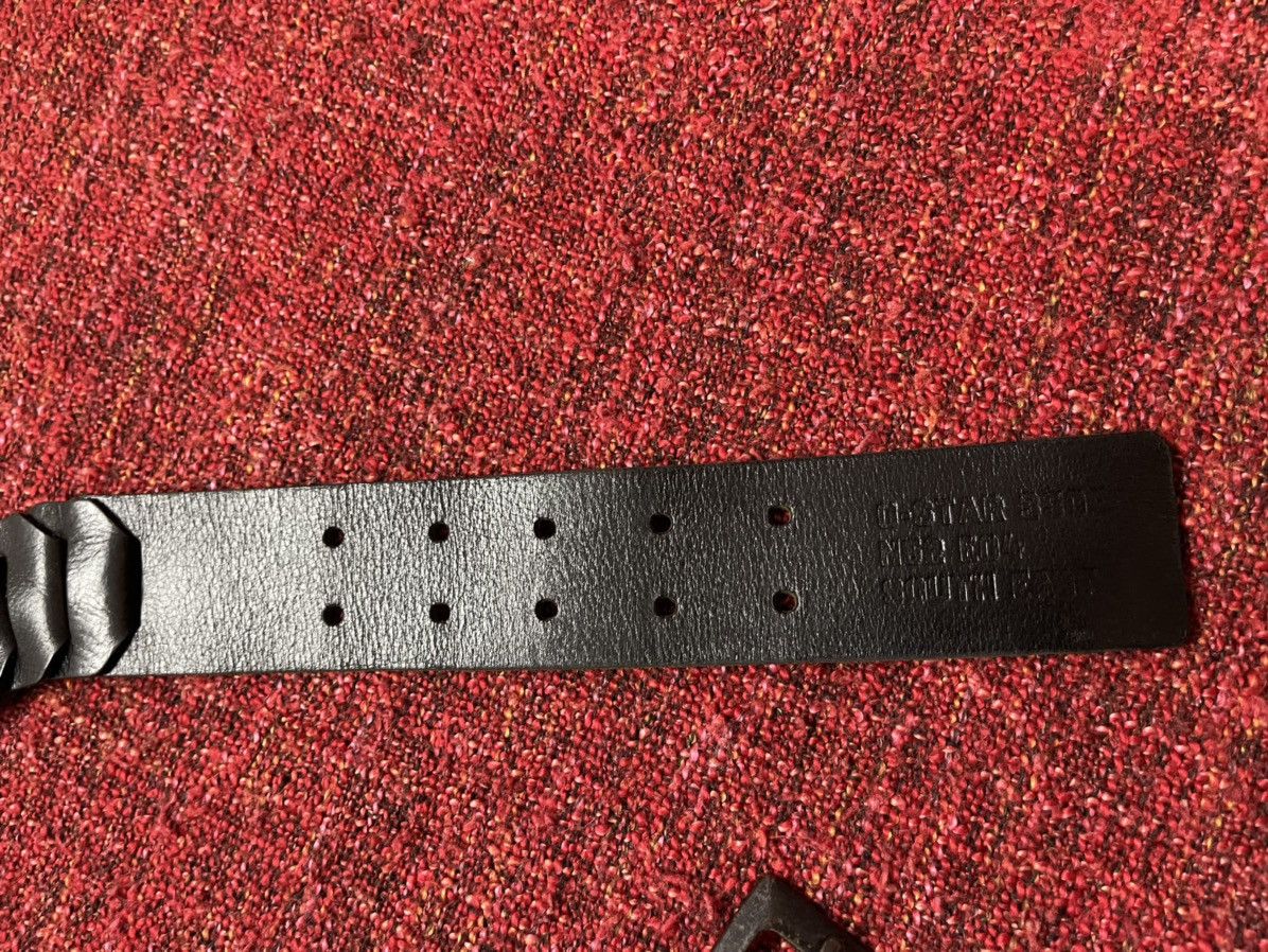 G-Star G Star Raw Y2K avant garde soft leather belt (96x4,5cm) Size ONE SIZE - 4 Thumbnail