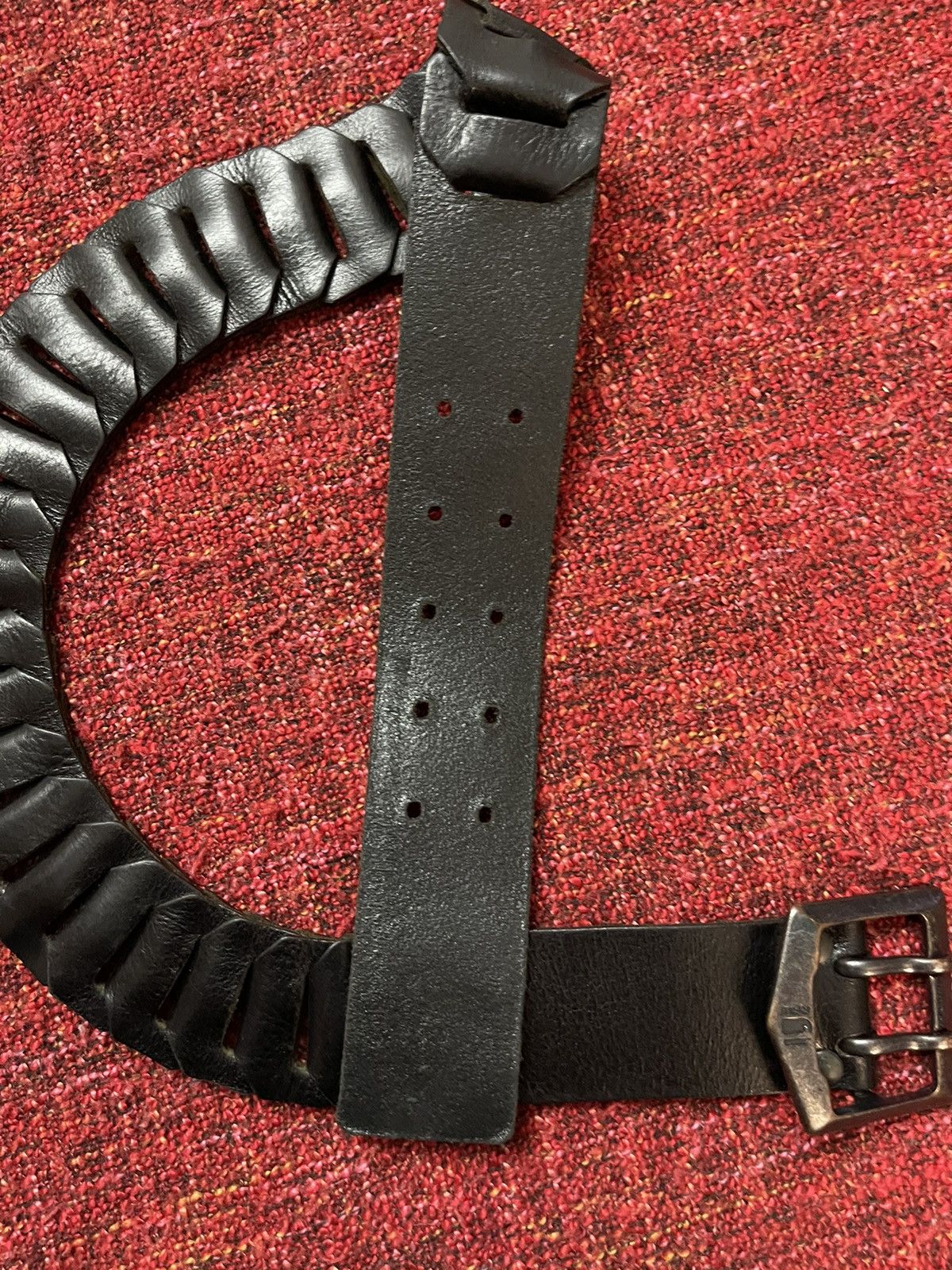 G-Star G Star Raw Y2K avant garde soft leather belt (96x4,5cm) Size ONE SIZE - 3 Thumbnail