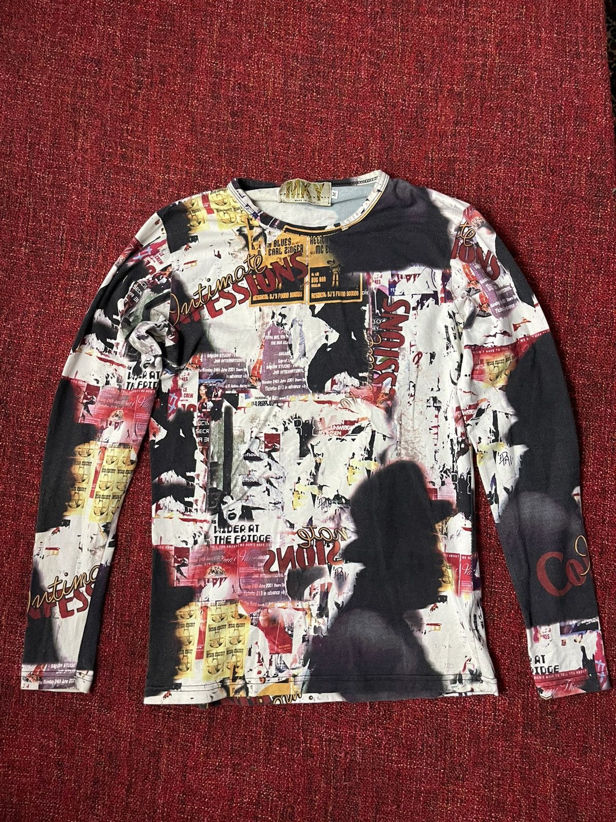 Vintage Vintage 70s JPG style printed longsleeve Size M / US 6-8 / IT 42-44 - 1 Thumbnail
