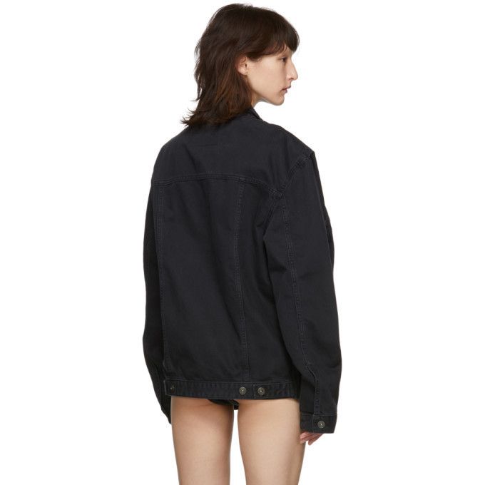 Y/Project Y/Project Pop Up Black Denim Jacket (Unisex) Size US S / EU 44-46 / 1 - 8 Thumbnail
