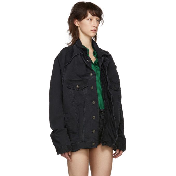 Y/Project Y/Project Pop Up Black Denim Jacket (Unisex) Size US S / EU 44-46 / 1 - 5 Thumbnail