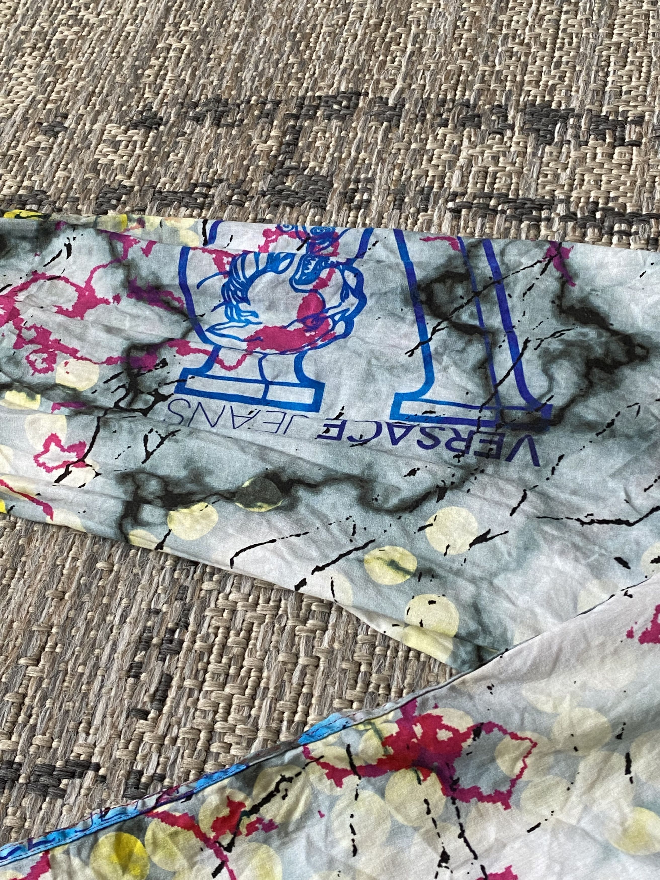 Versace × Versace Jeans Couture Y2K Painted All Over Logo Versace Jeans Couture shirt Size US L / EU 52-54 / 3 - 10 Thumbnail