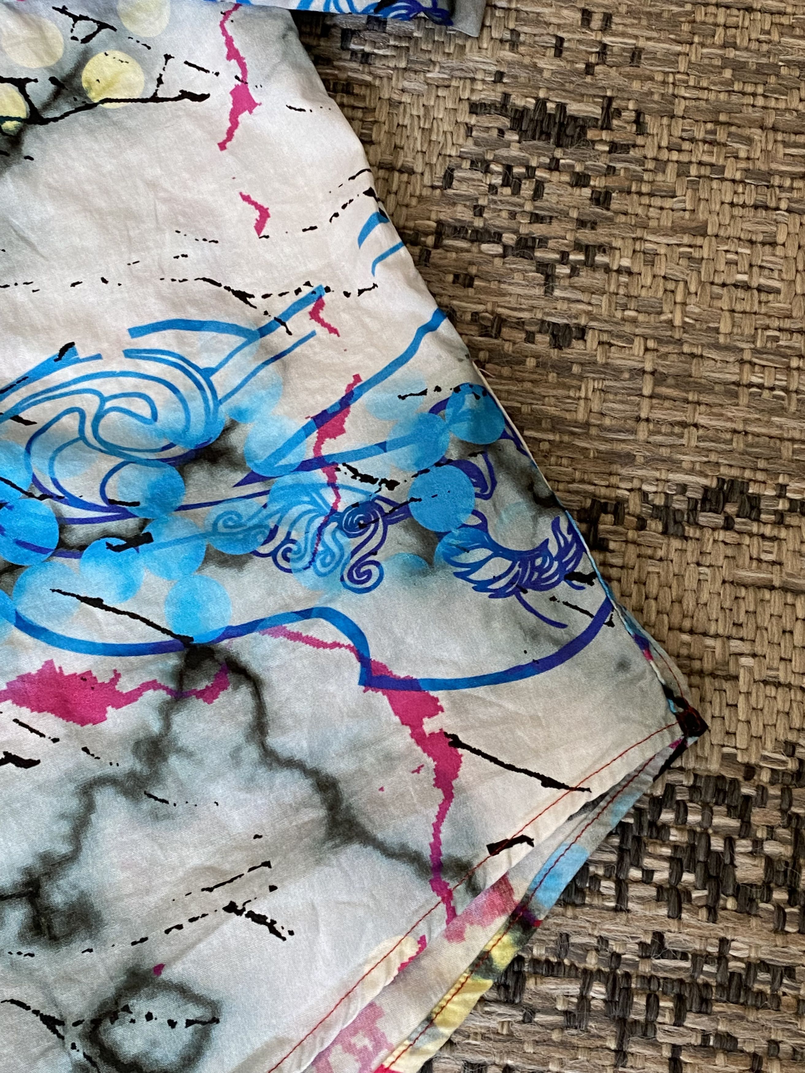 Versace × Versace Jeans Couture Y2K Painted All Over Logo Versace Jeans Couture shirt Size US L / EU 52-54 / 3 - 9 Thumbnail