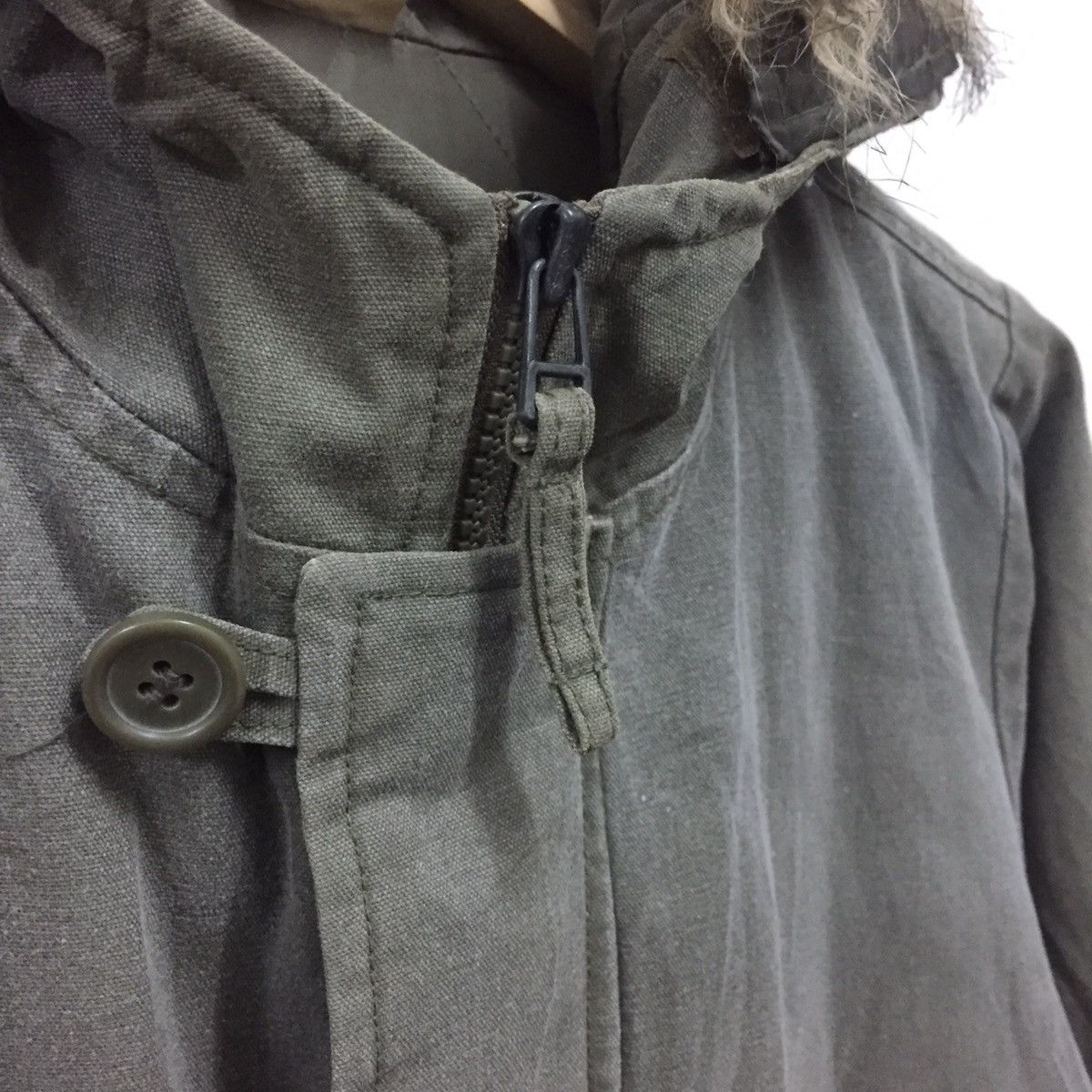 Japanese Brand Vintage P.S.C Military Hoodie Jacket Size US M / EU 48-50 / 2 - 10 Thumbnail