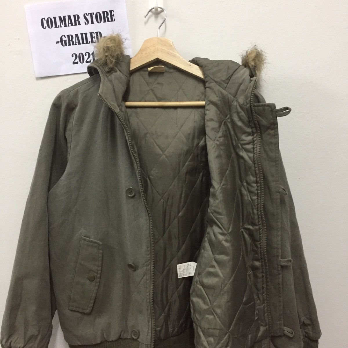 Japanese Brand Vintage P.S.C Military Hoodie Jacket Size US M / EU 48-50 / 2 - 7 Thumbnail