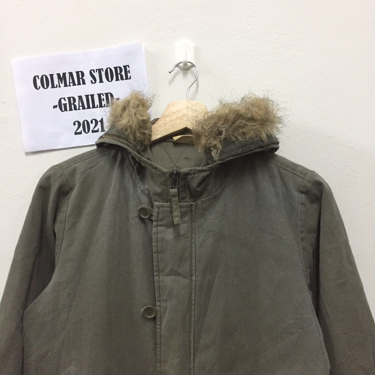 Japanese Brand Vintage P.S.C Military Hoodie Jacket Size US M / EU 48-50 / 2 - 2 Thumbnail