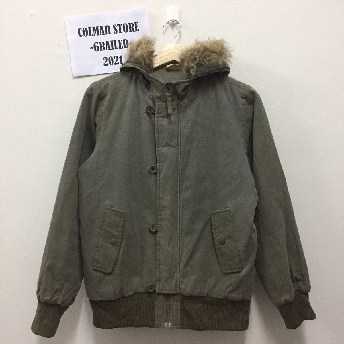 Vintage P.S.C Military Hoodie Jacket