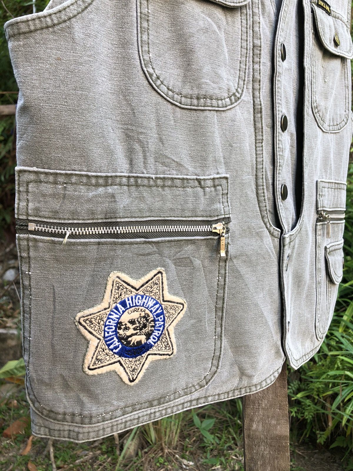 Japanese Brand Vintage 80's Vest California Highway Patrol by Ruck Dam Size US M / EU 48-50 / 2 - 3 Thumbnail