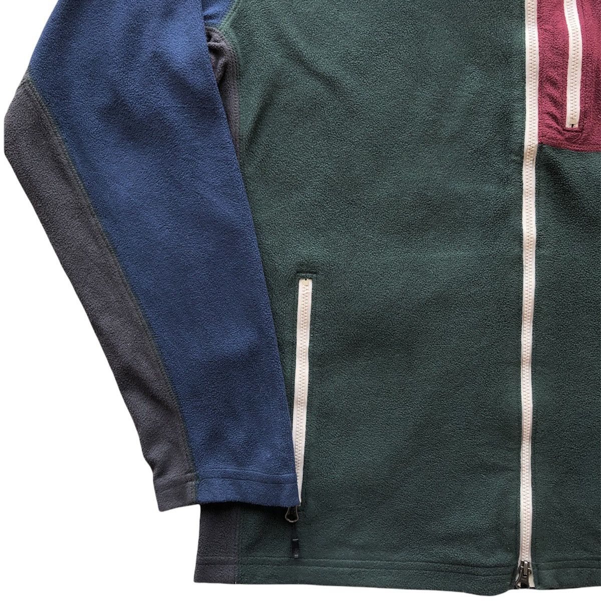 Columbia Columbia Block Color Fleece Zipper Sweater Jacket Size US L / EU 52-54 / 3 - 4 Thumbnail