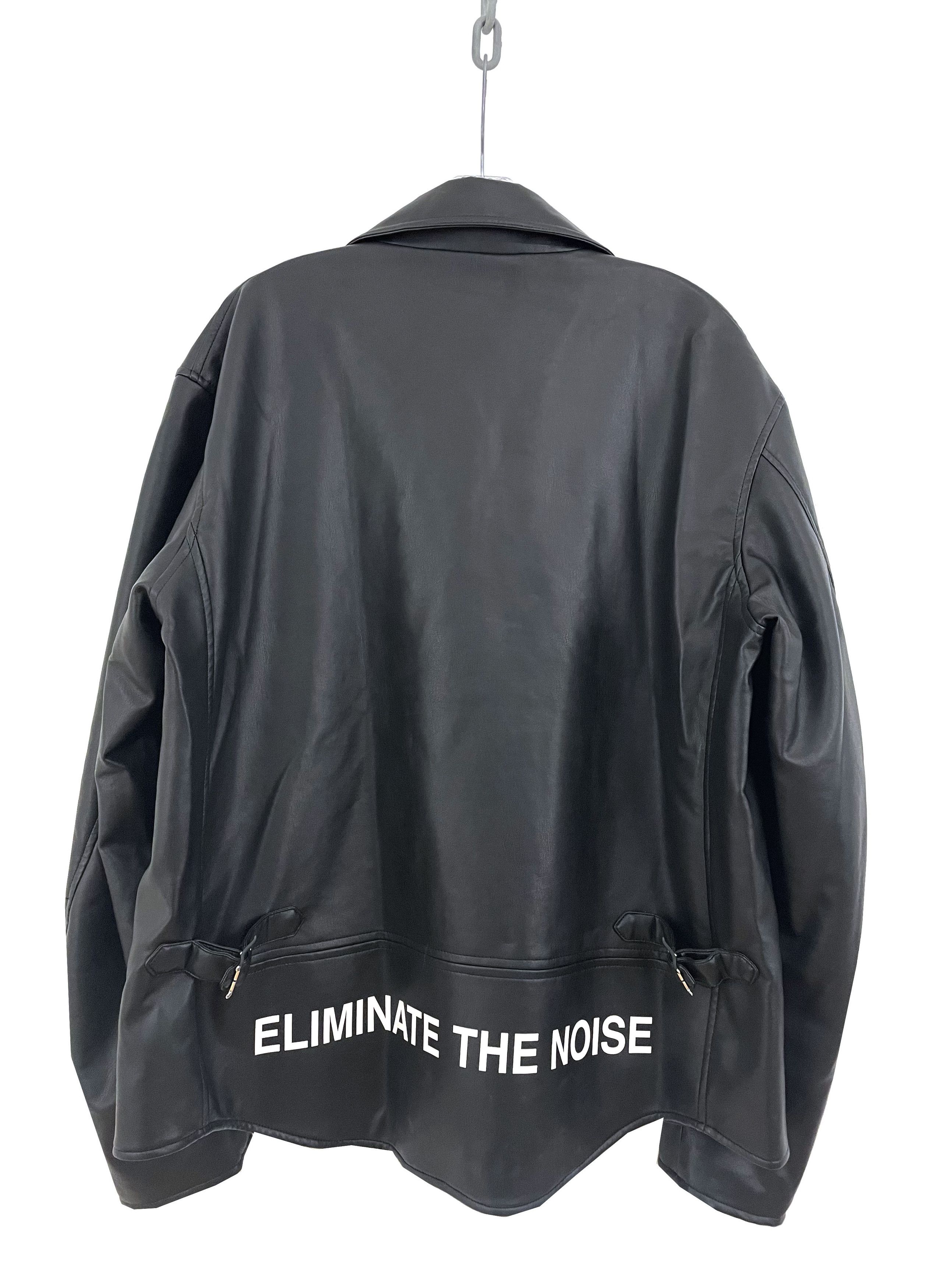 Undercover GU Eliminate The Noise Faux Leather Jacket Size US XL / EU 56 / 4 - 9 Thumbnail