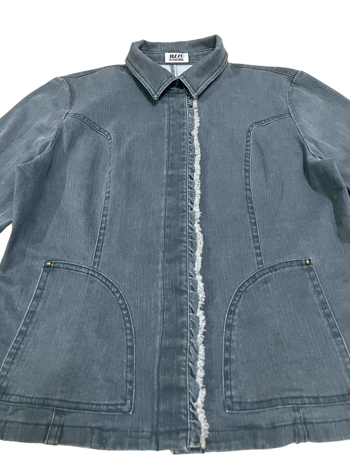 Japanese Brand Japanese Brand Ripped Denim Style Women Frayed Jacket Size S / US 4 / IT 40 - 3 Thumbnail