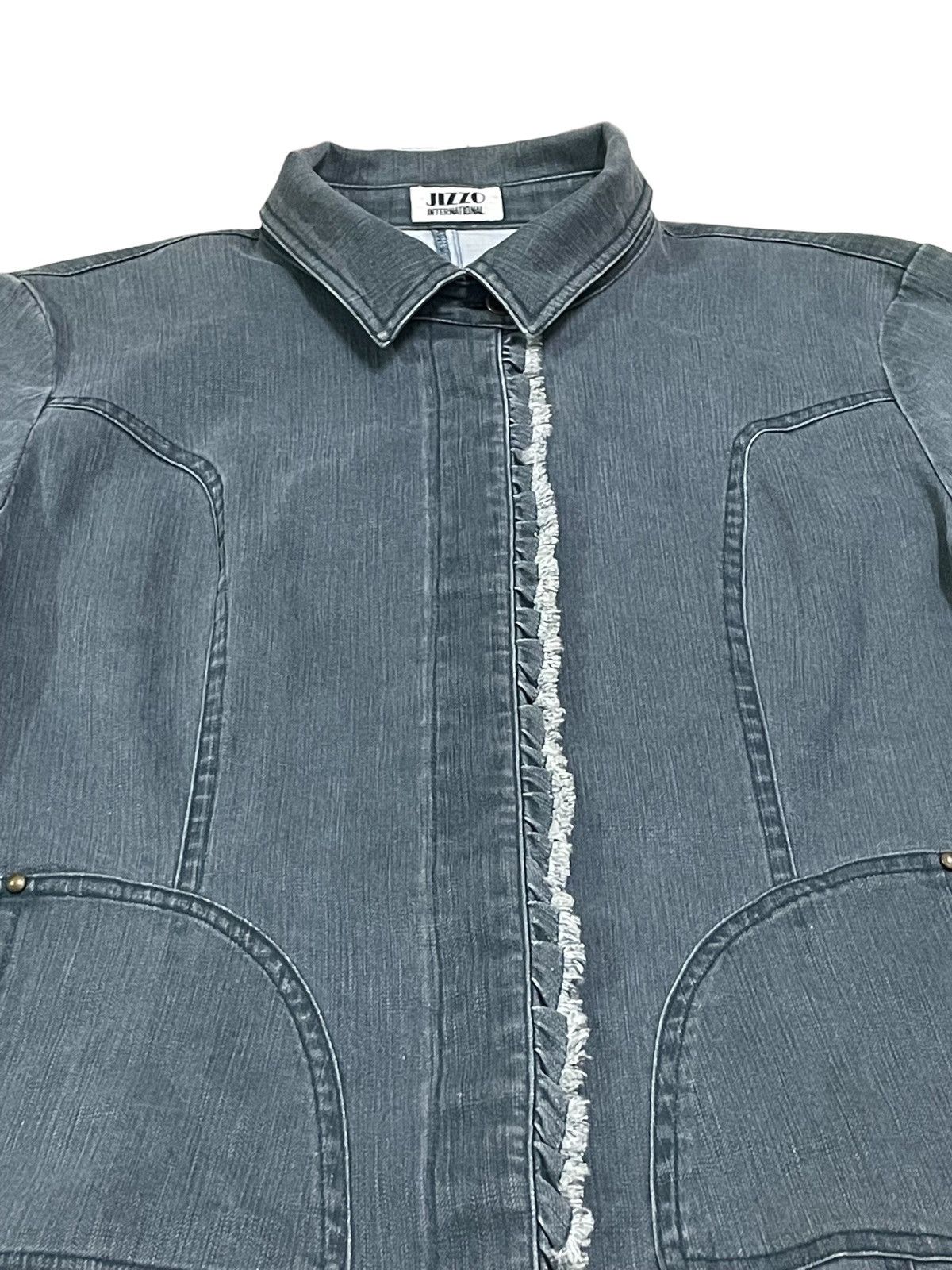 Japanese Brand Japanese Brand Ripped Denim Style Women Frayed Jacket Size S / US 4 / IT 40 - 6 Thumbnail
