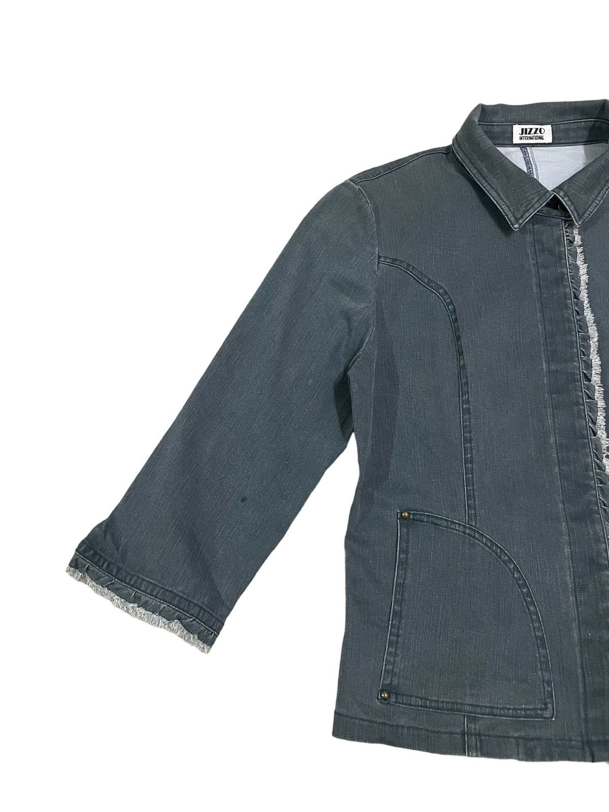 Japanese Brand Japanese Brand Ripped Denim Style Women Frayed Jacket Size S / US 4 / IT 40 - 4 Thumbnail