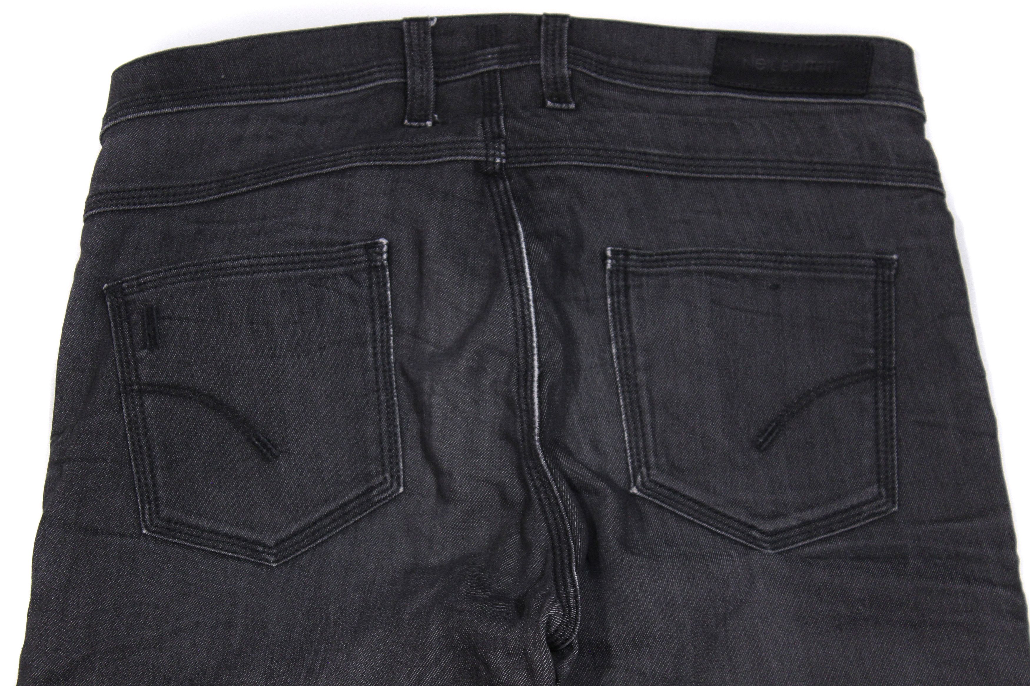 Neil Barrett Super Skinny Black Jeans Size US 30 / EU 46 - 5 Thumbnail