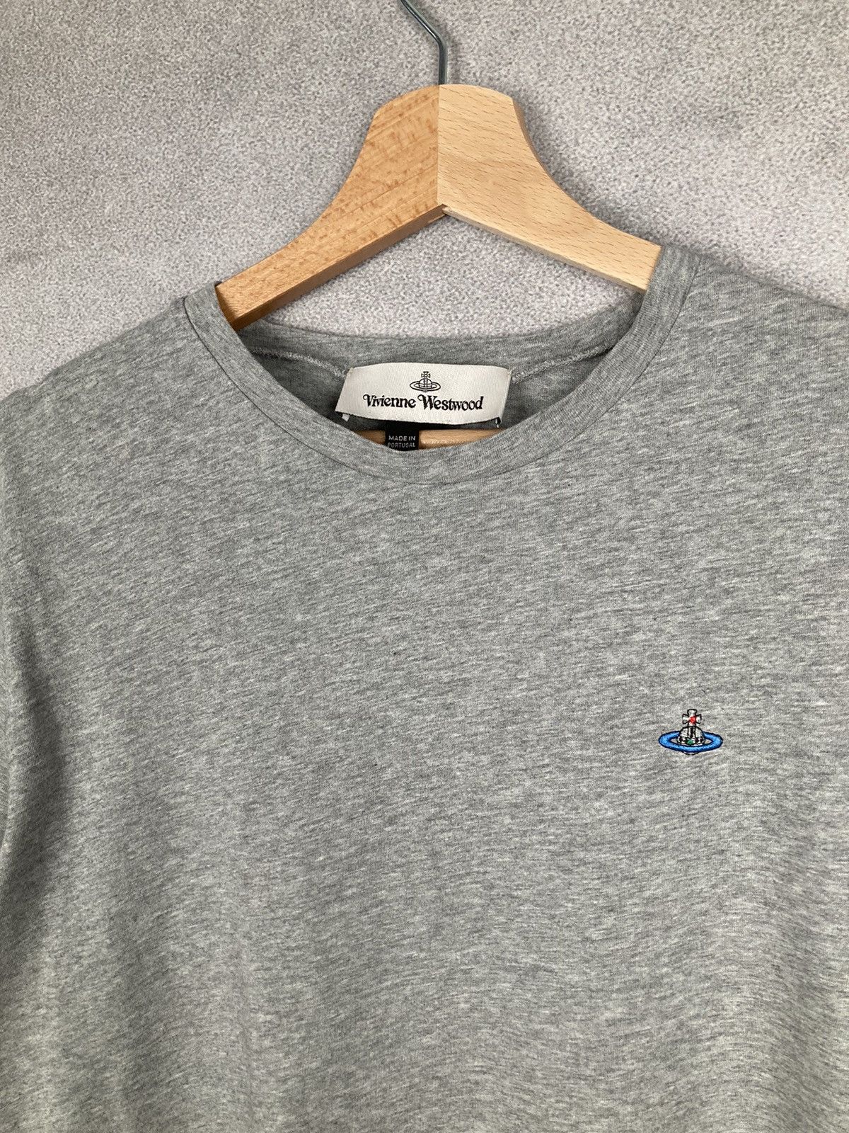 Vivienne Westwood Vievienne Westwood Logo Basic T shirt Grey Size US L / EU 52-54 / 3 - 3 Thumbnail