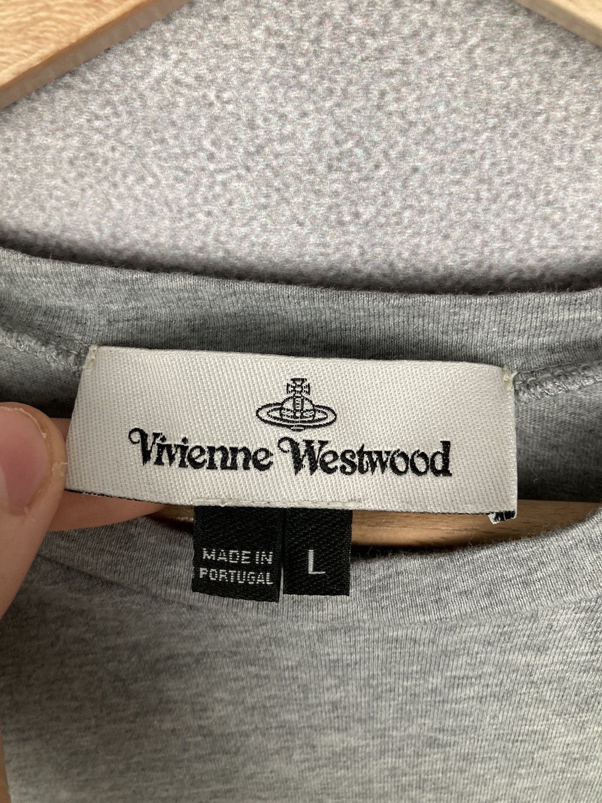 Vivienne Westwood Vievienne Westwood Logo Basic T shirt Grey Size US L / EU 52-54 / 3 - 4 Thumbnail