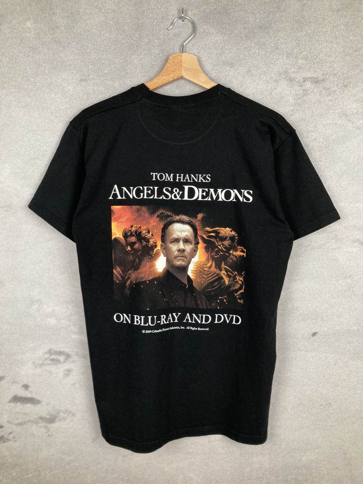 Vintage Vintage Angels And Demons Movie Graphic Tee Tom Hanks Rare Size US M / EU 48-50 / 2 - 1 Thumbnail