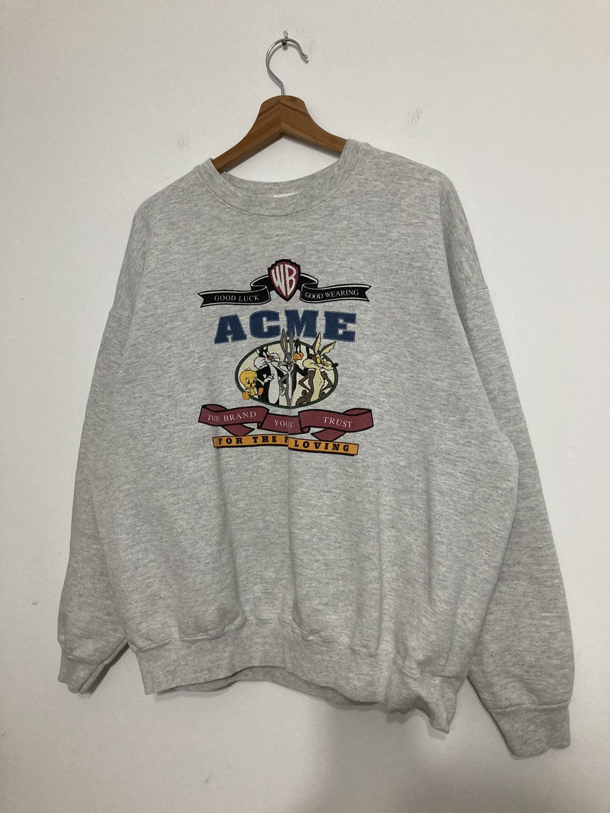 Acme Clothing Vintage Acme Warner Bros Looney Tunes 90s Crewneck Cartoon Size US XL / EU 56 / 4 - 3 Thumbnail