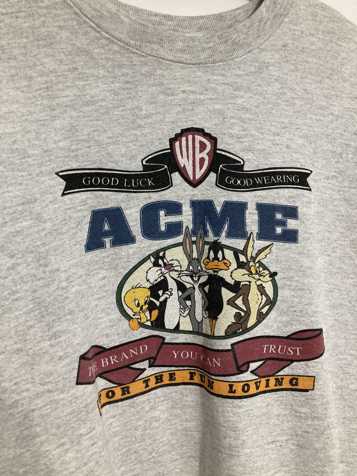 Acme Clothing Vintage Acme Warner Bros Looney Tunes 90s Crewneck Cartoon Size US XL / EU 56 / 4 - 4 Thumbnail