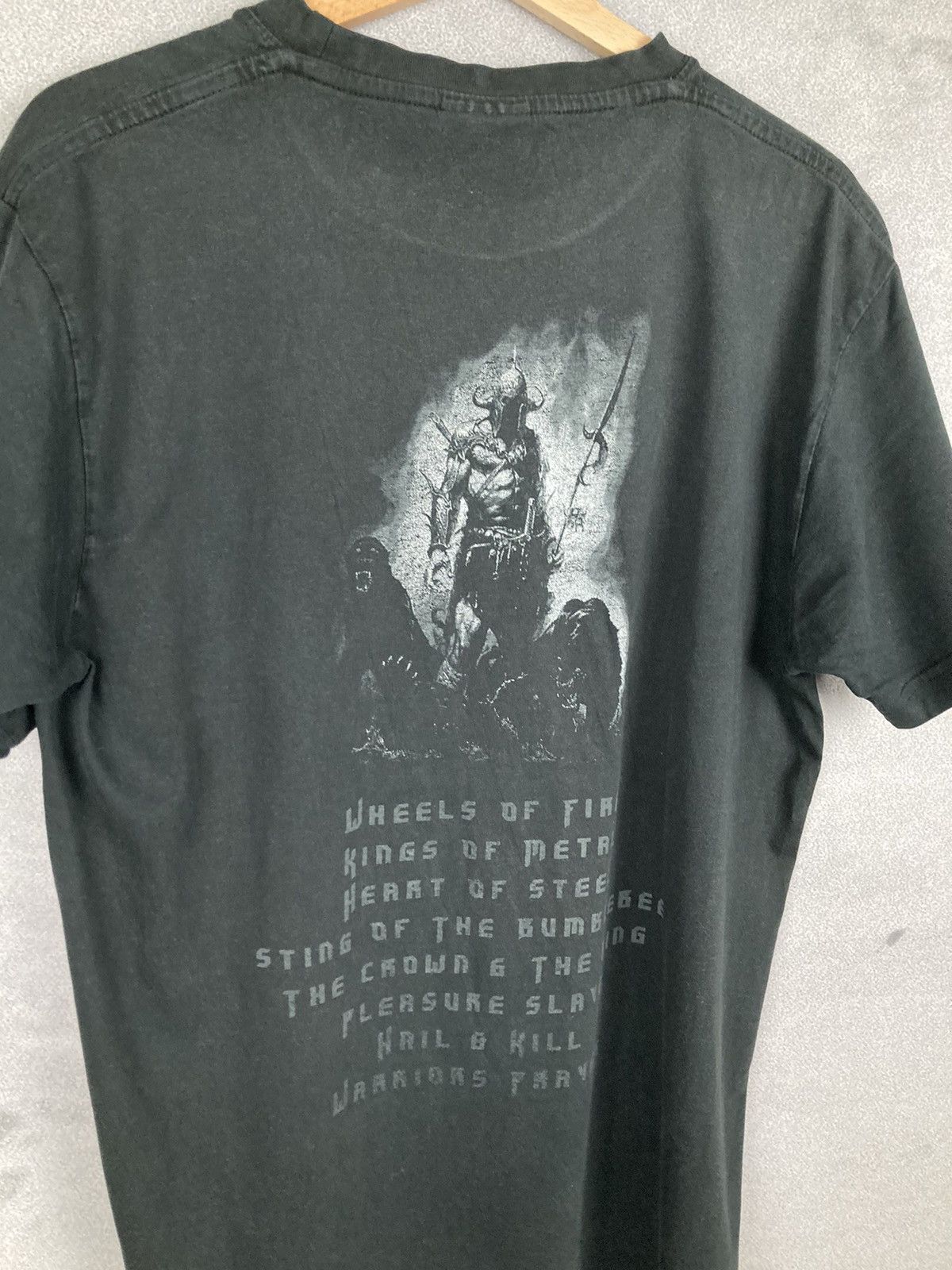 Band Tees Vintage Manowar Graphic Rock Band Tee Metal 90s Size US M / EU 48-50 / 2 - 5 Thumbnail