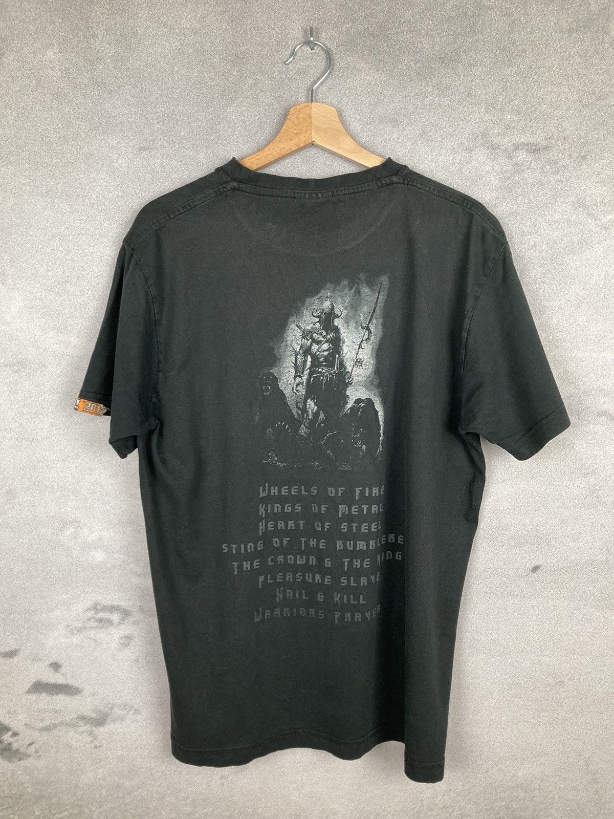 Band Tees Vintage Manowar Graphic Rock Band Tee Metal 90s Size US M / EU 48-50 / 2 - 4 Thumbnail