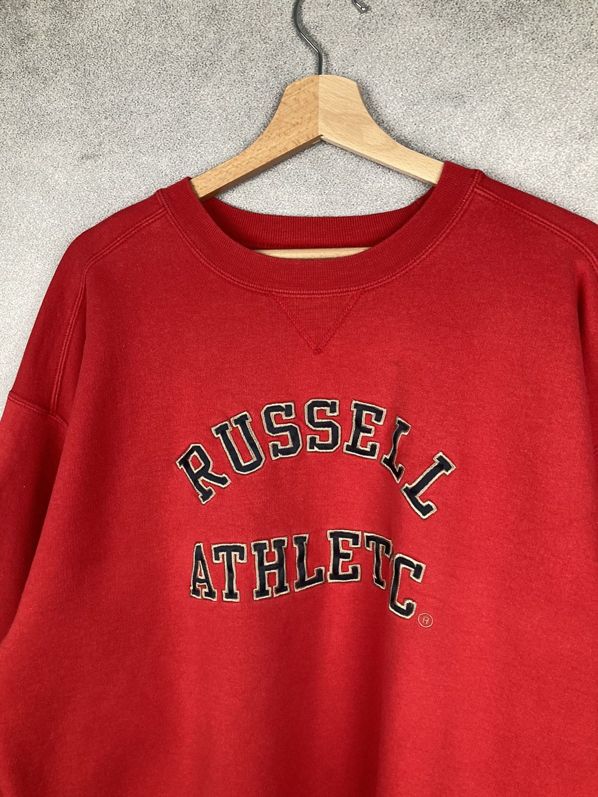 Russell Athletic Vintage Russell Athletic Spellout Crewneck Retro 90s Size US L / EU 52-54 / 3 - 3 Thumbnail