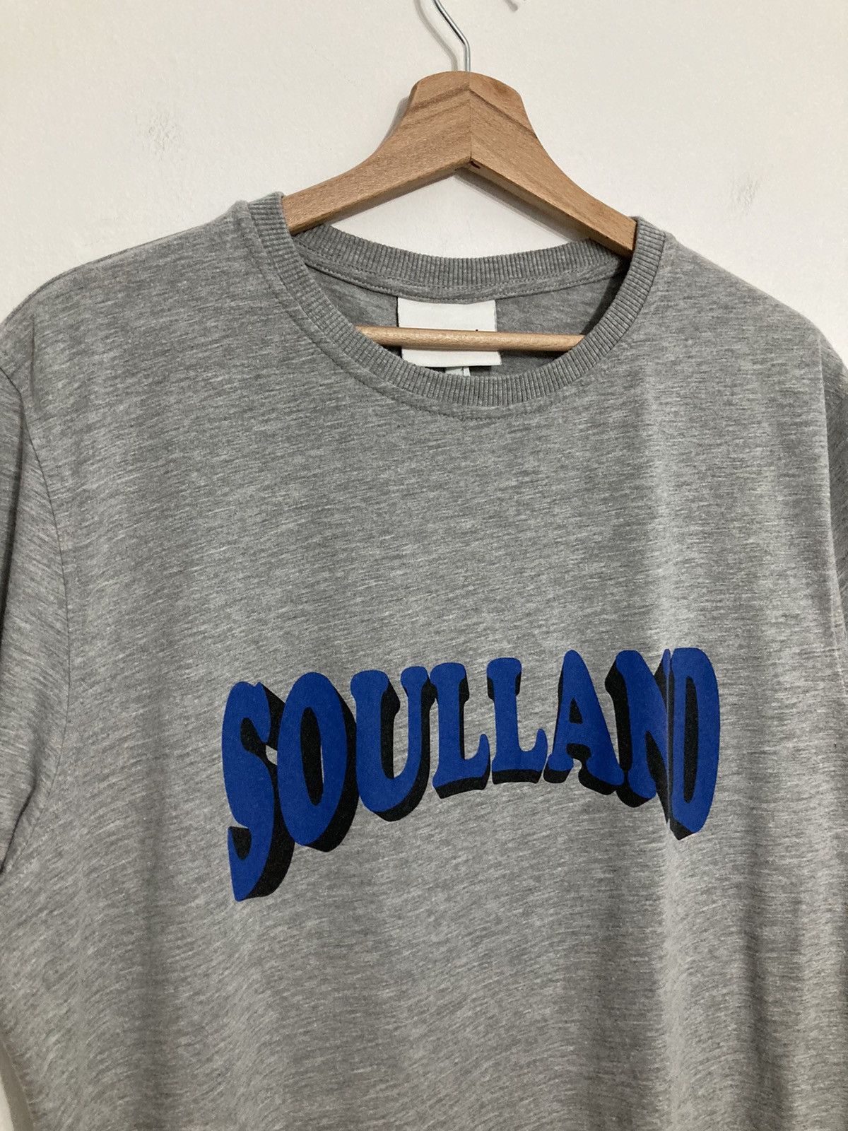 Japanese Brand Soulland Spellout T-shirt Graphic Retro Skate Size US XL / EU 56 / 4 - 4 Thumbnail