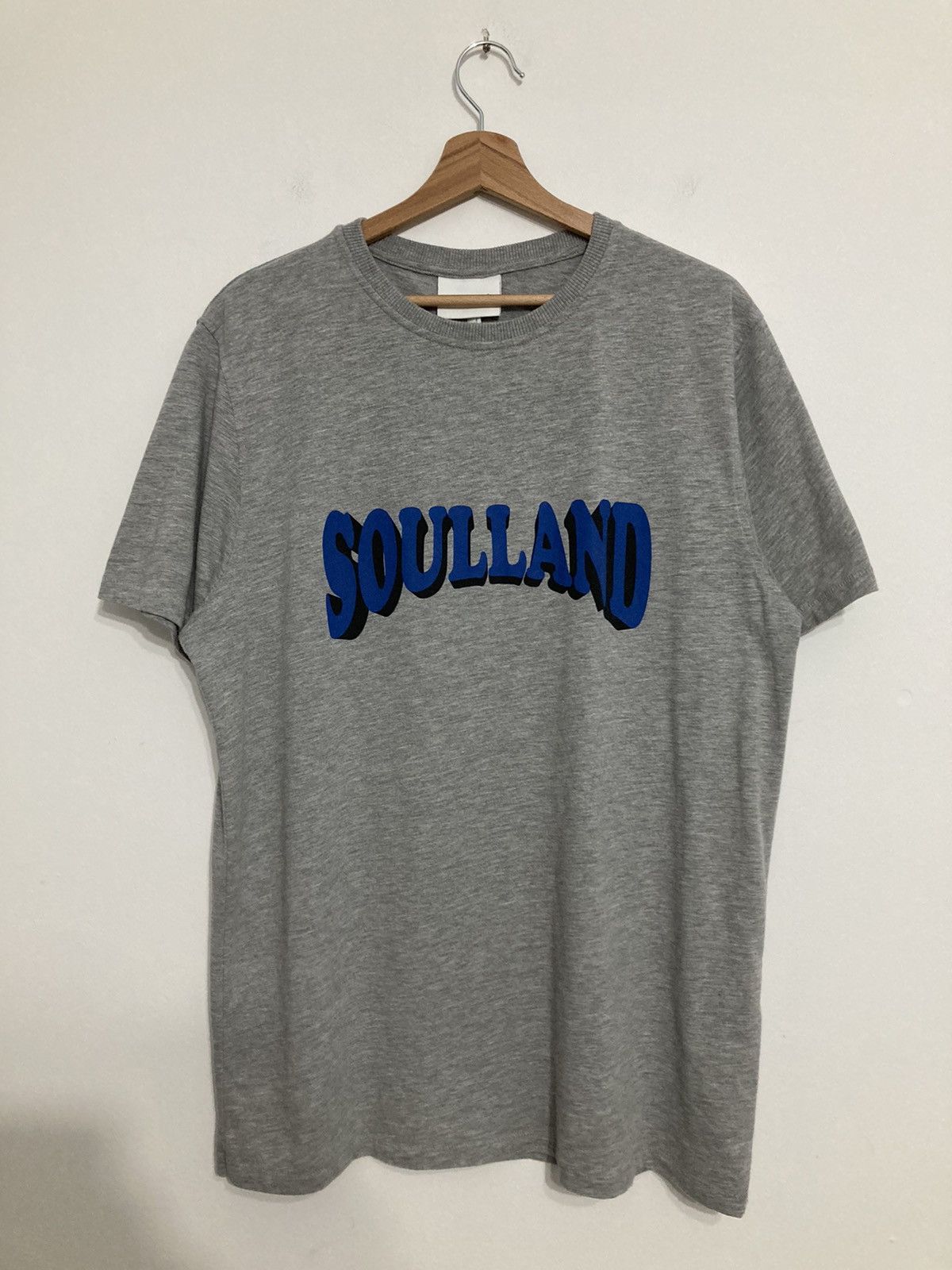 Japanese Brand Soulland Spellout T-shirt Graphic Retro Skate Size US XL / EU 56 / 4 - 1 Thumbnail