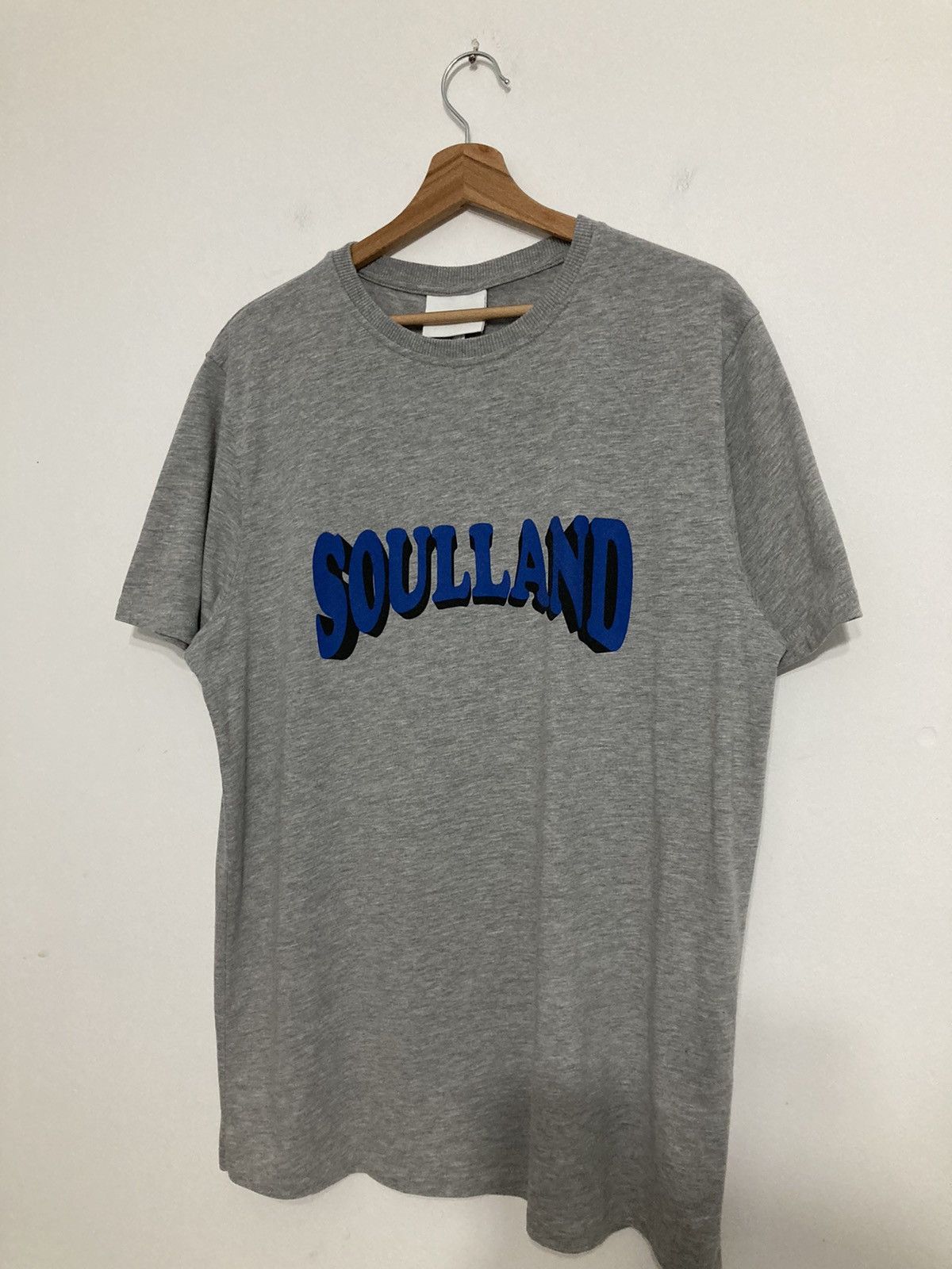 Japanese Brand Soulland Spellout T-shirt Graphic Retro Skate Size US XL / EU 56 / 4 - 3 Thumbnail