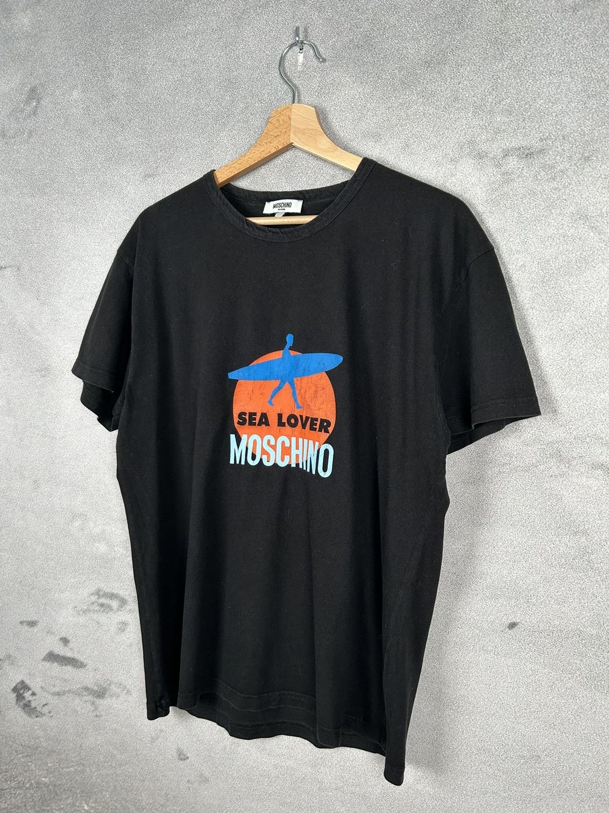 Moschino Vintage Moschino Mare Surf Graphic Tee Retro Size US M / EU 48-50 / 2 - 2 Thumbnail