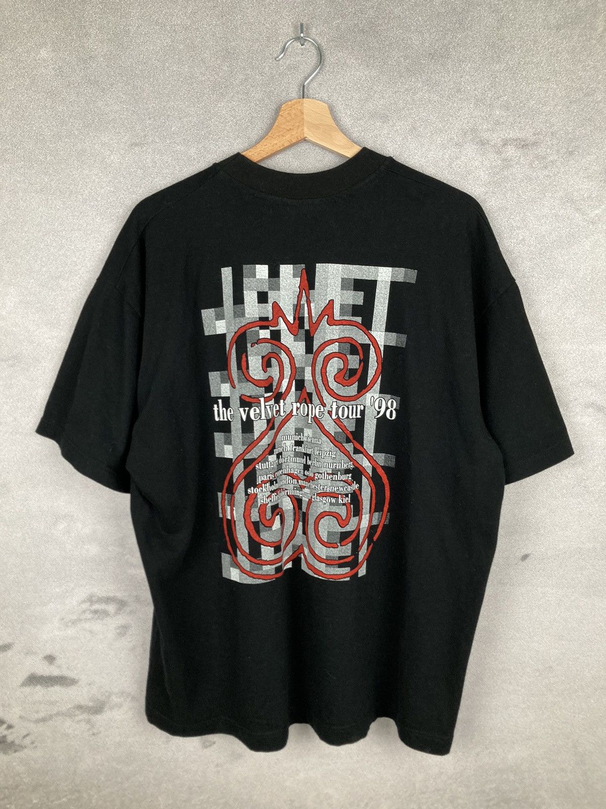 Vintage RARE Janet Jackson 1998 The Velvet Rope Tour Europe